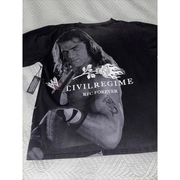Civil Regime Collab Mr Wrestlemania Graphic Tee XL NWT